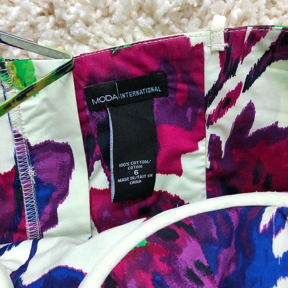 Moda International floral multi corset dress - Picture 5 of 5
